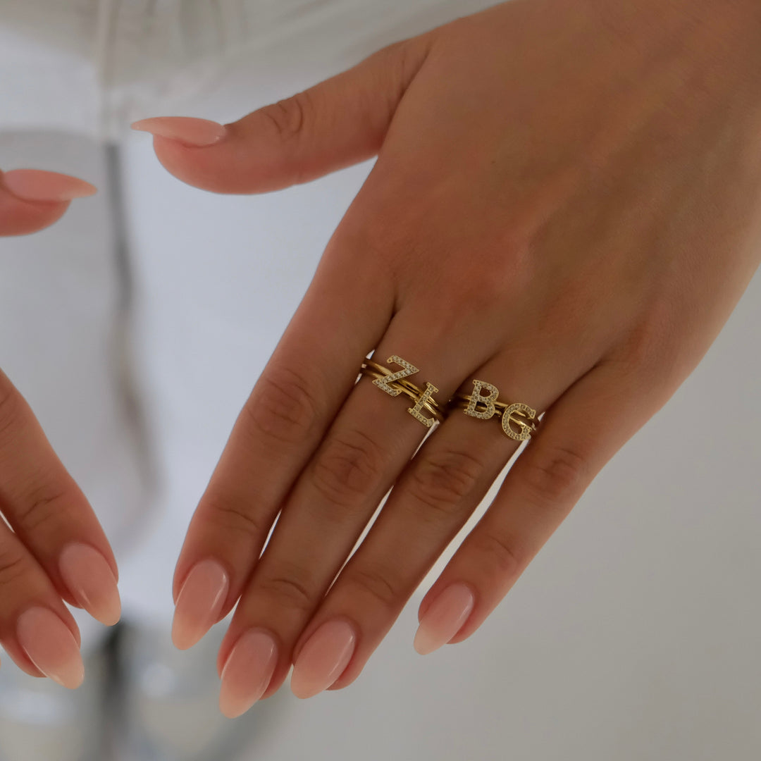 Buchstabenring | Shop Nory