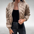Übergangsjacke Quilt Bomber mit Reißverschluss