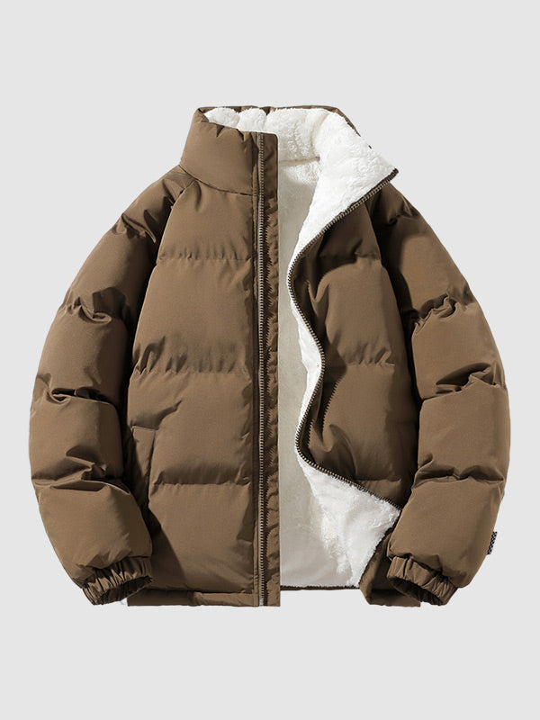 Herren Gefütterte Pufferjacke mit Warm & Leicht | ShopNory