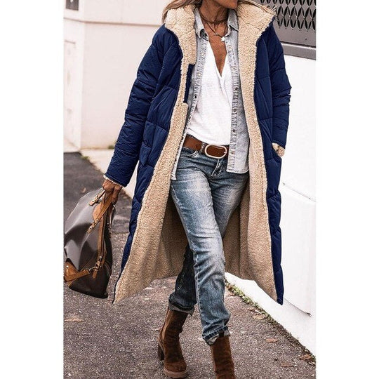 Wendbare lange Pufferjacke