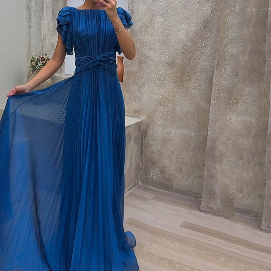 Elegantes Buntes Abendkleid