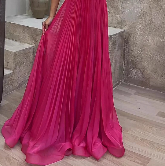 Elegantes Buntes Abendkleid