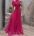 Elegantes Buntes Abendkleid