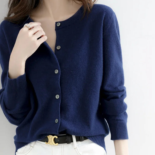 Klassischer Button-Up Cardigan