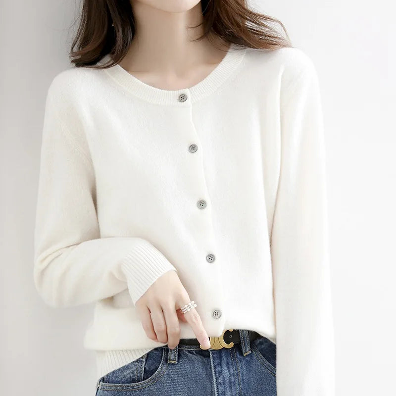 Klassischer Button-Up Cardigan