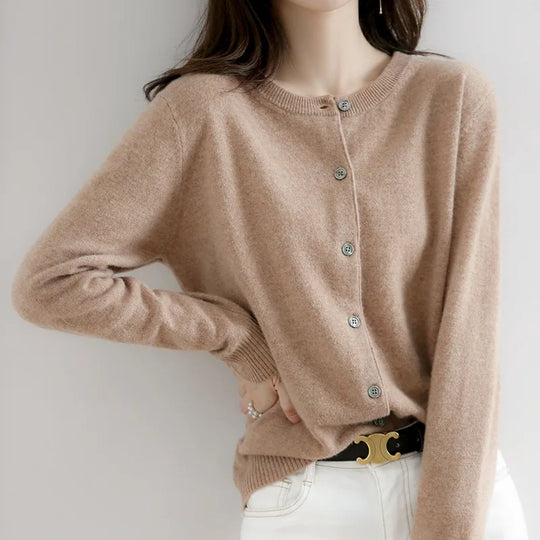 Klassischer Button-Up Cardigan