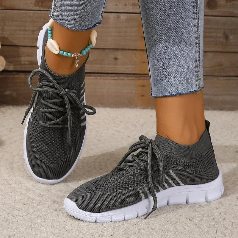 Frauen Freizeit Sneaker Atmungsaktives Netz