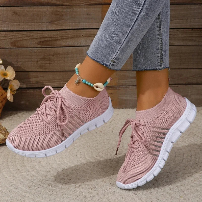 Frauen Freizeit Sneaker Atmungsaktives Netz