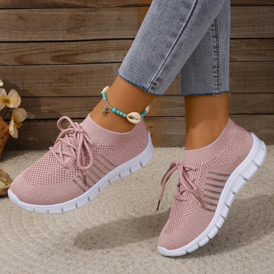 Frauen Freizeit Sneaker Atmungsaktives Netz