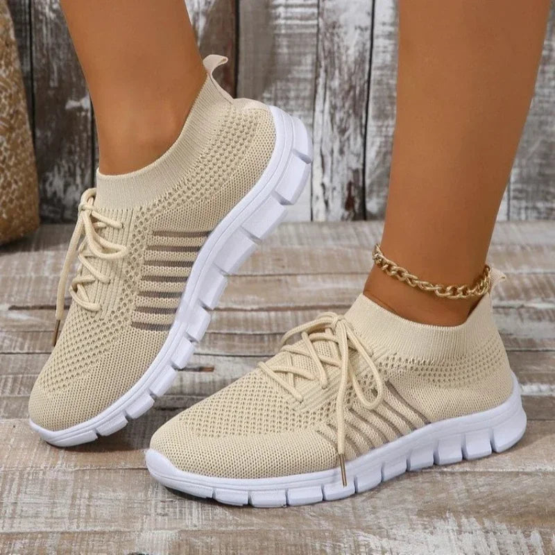 Frauen Freizeit Sneaker Atmungsaktives Netz
