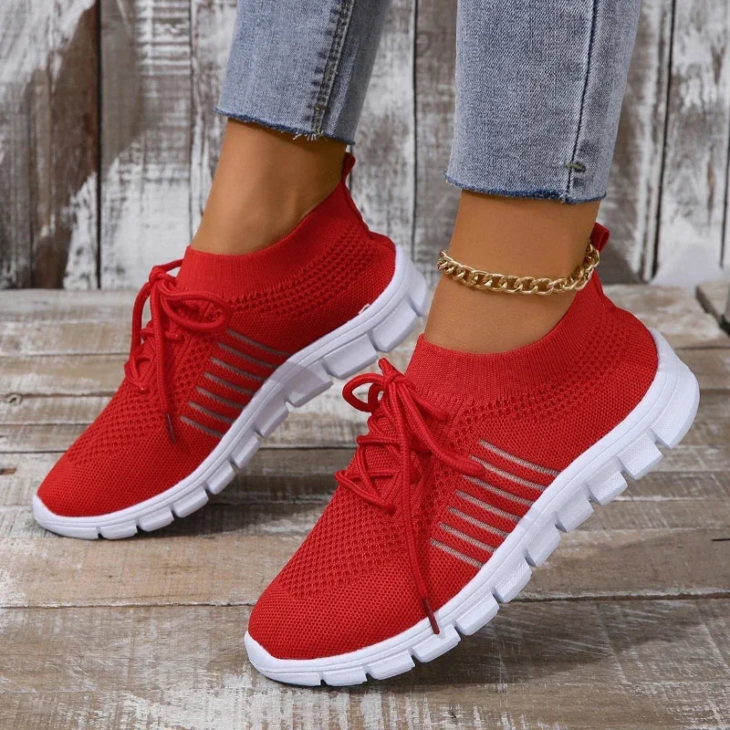 Frauen Freizeit Sneaker Atmungsaktives Netz