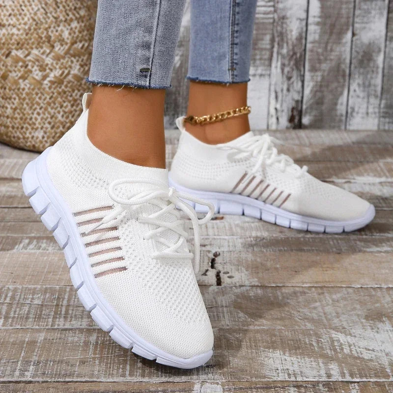 Frauen Freizeit Sneaker Atmungsaktives Netz
