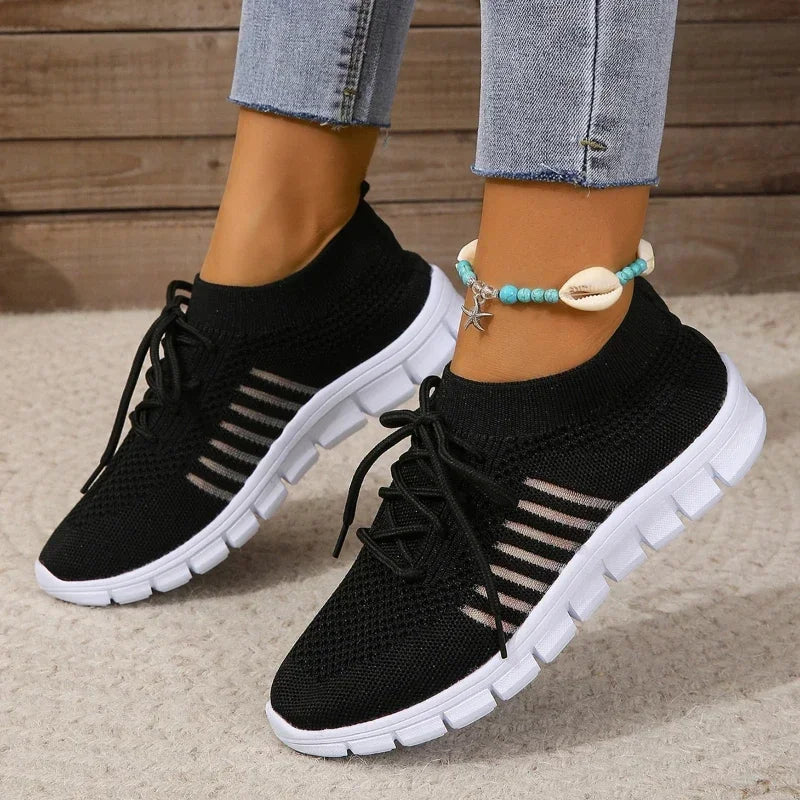 Frauen Freizeit Sneaker Atmungsaktives Netz