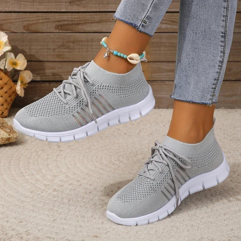 Frauen Freizeit Sneaker Atmungsaktives Netz