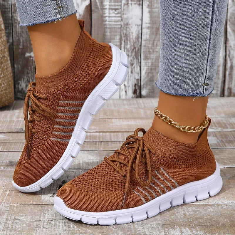 Frauen Freizeit Sneaker Atmungsaktives Netz