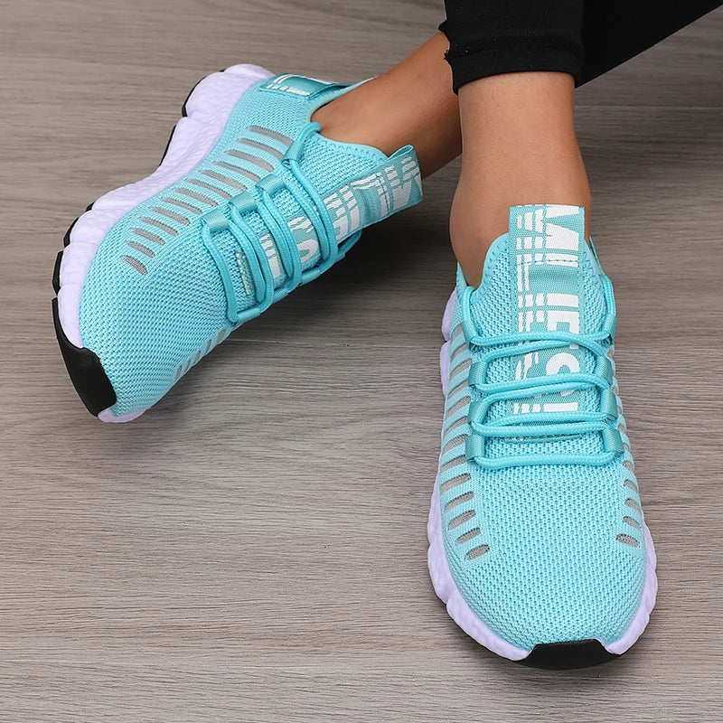 Damen Sportschuhe Plattform Atmungsaktiv Freizeit Synthetik