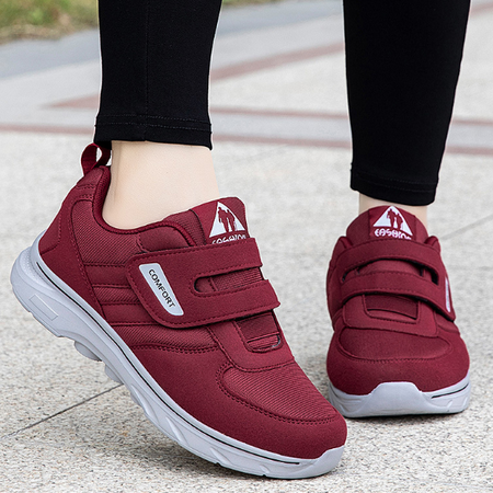Damen und Herren Laufschuhe atmungsaktiv mit Klettverschluss