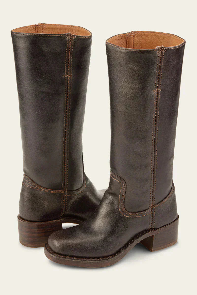 Damenstiefel mit Blockabsatz Klassisch