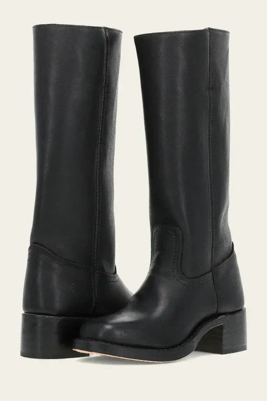 Damenstiefel mit Blockabsatz Klassisch