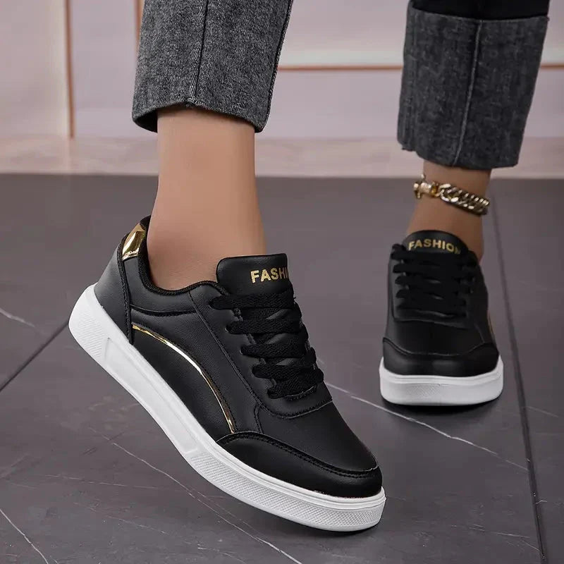 Damenschuhe - Schnürsenkel - Leichtgewichtig - Skate-Schuhe - Niedrige Sneakers
