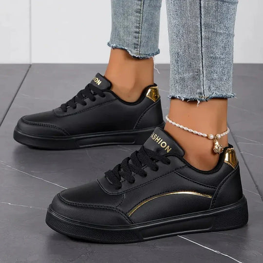 Damenschuhe - Schnürsenkel - Leichtgewichtig - Skate-Schuhe - Niedrige Sneakers