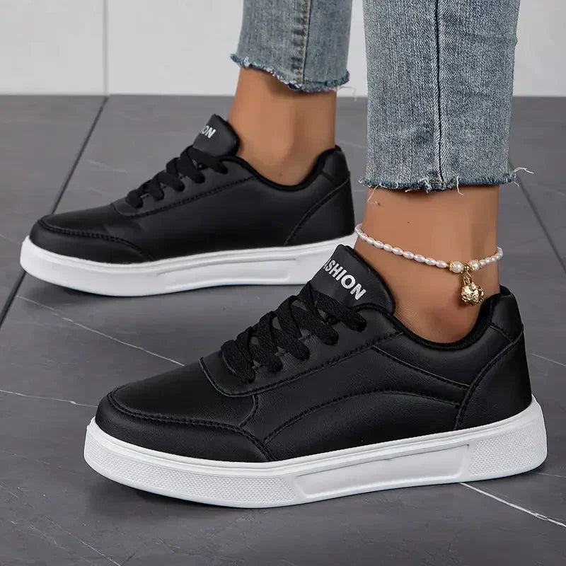 Damenschuhe - Schnürsenkel - Leichtgewichtig - Skate-Schuhe - Niedrige Sneakers