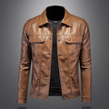 Saisonale Lederjacke