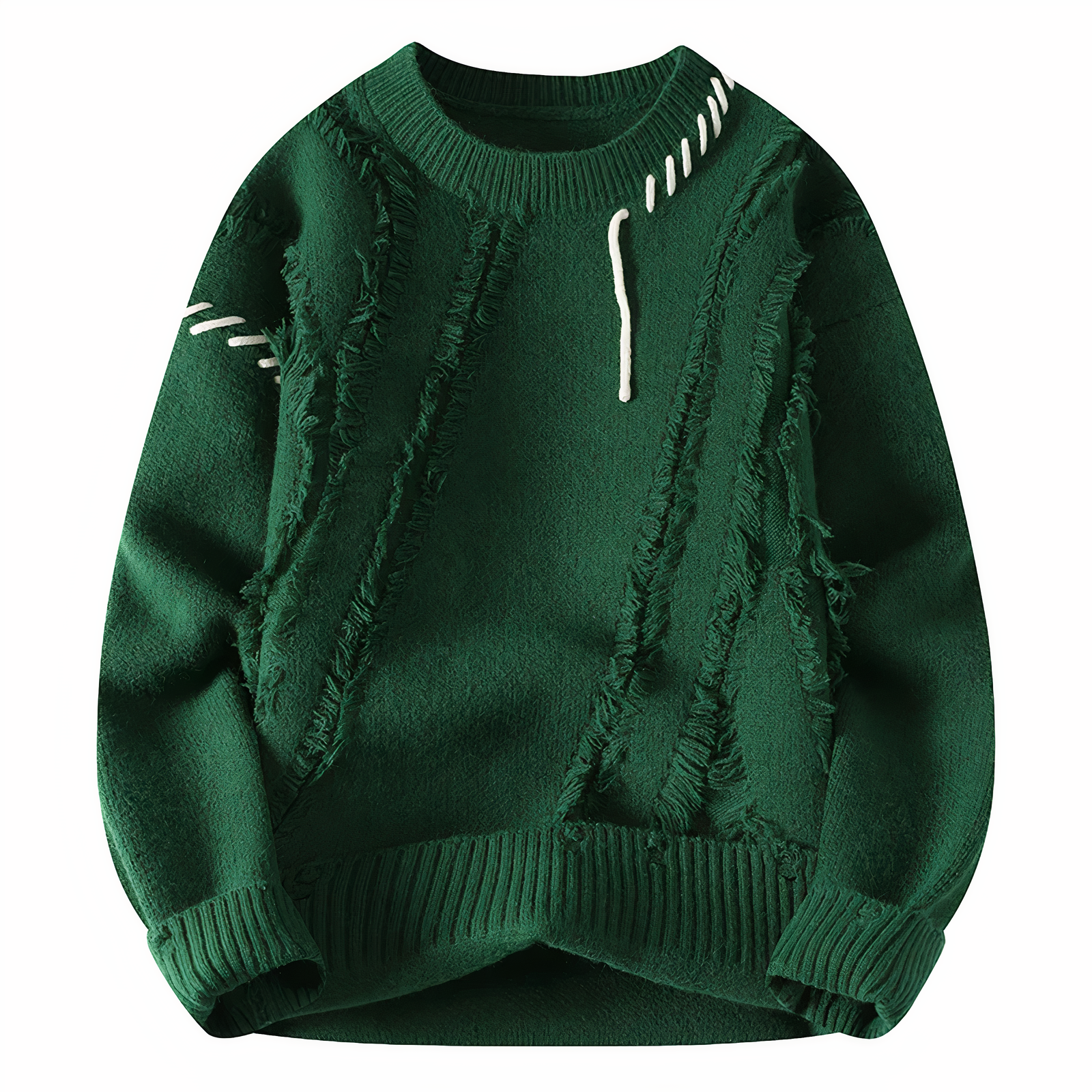 Einzigartiger Patchwork Pullover