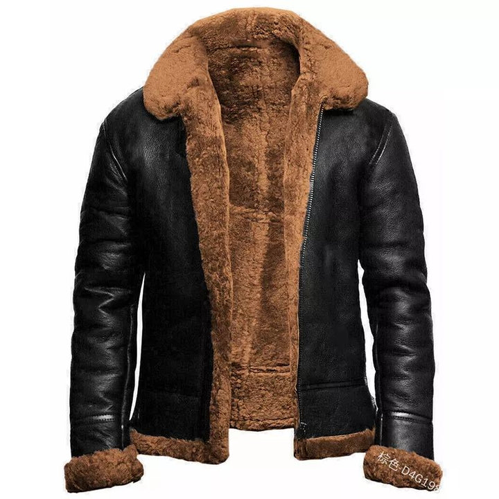 Lederlook Slim Fit Kurze Länge Gefüttert mit Teddyfleece
