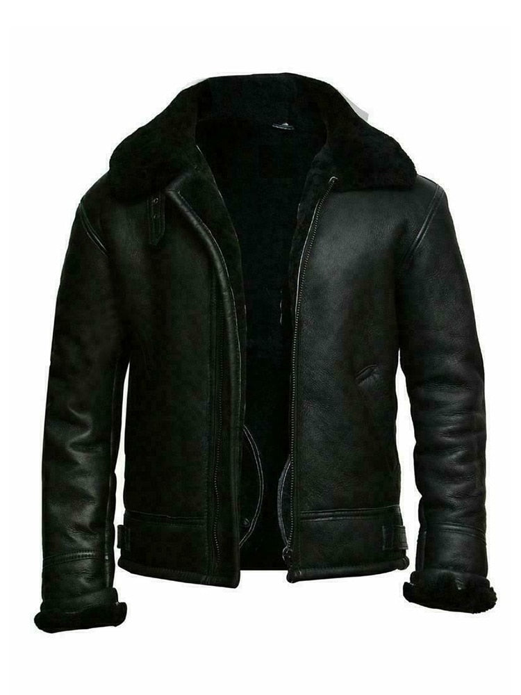 Lederlook Slim Fit Kurze Länge Gefüttert mit Teddyfleece