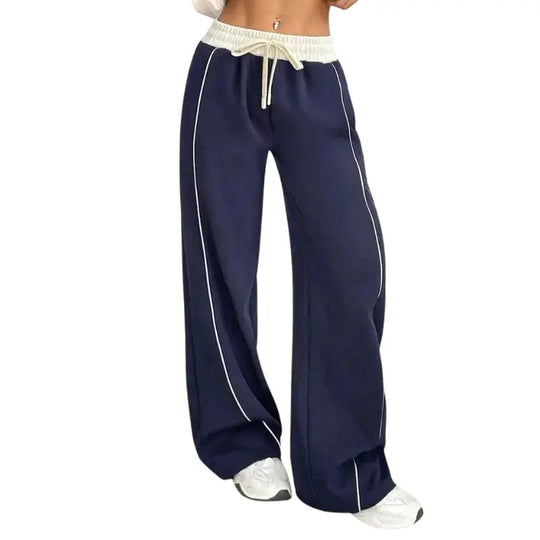 Jogginghose mit Weitem Bein und Verstellbarem Bund