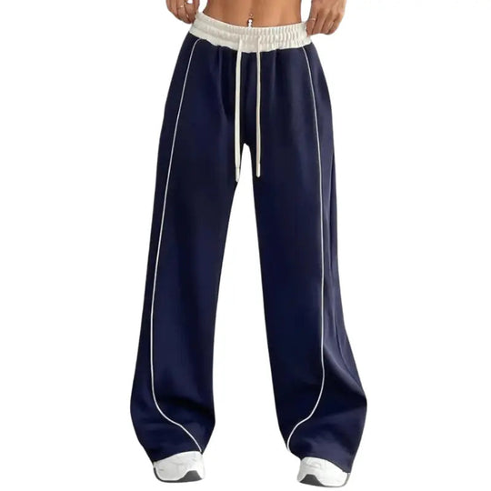 Jogginghose mit Weitem Bein und Verstellbarem Bund