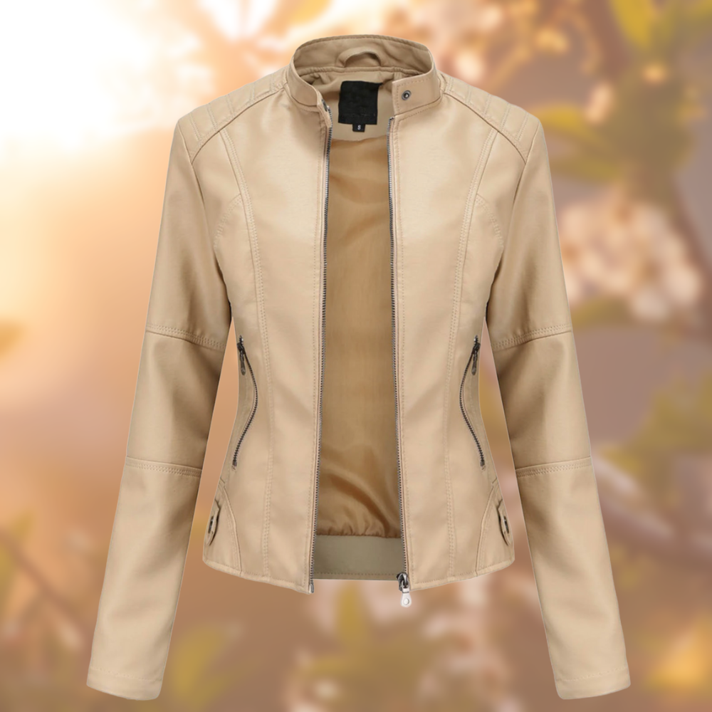 Elegante Lederjacke für Frauen
