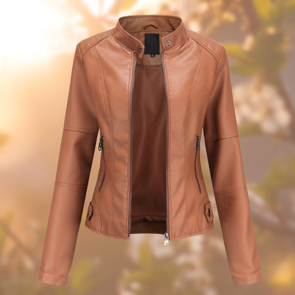 Elegante Lederjacke für Frauen