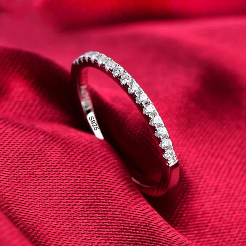 Echter tibetischer Silber CZ Stapelring | Shop Nory