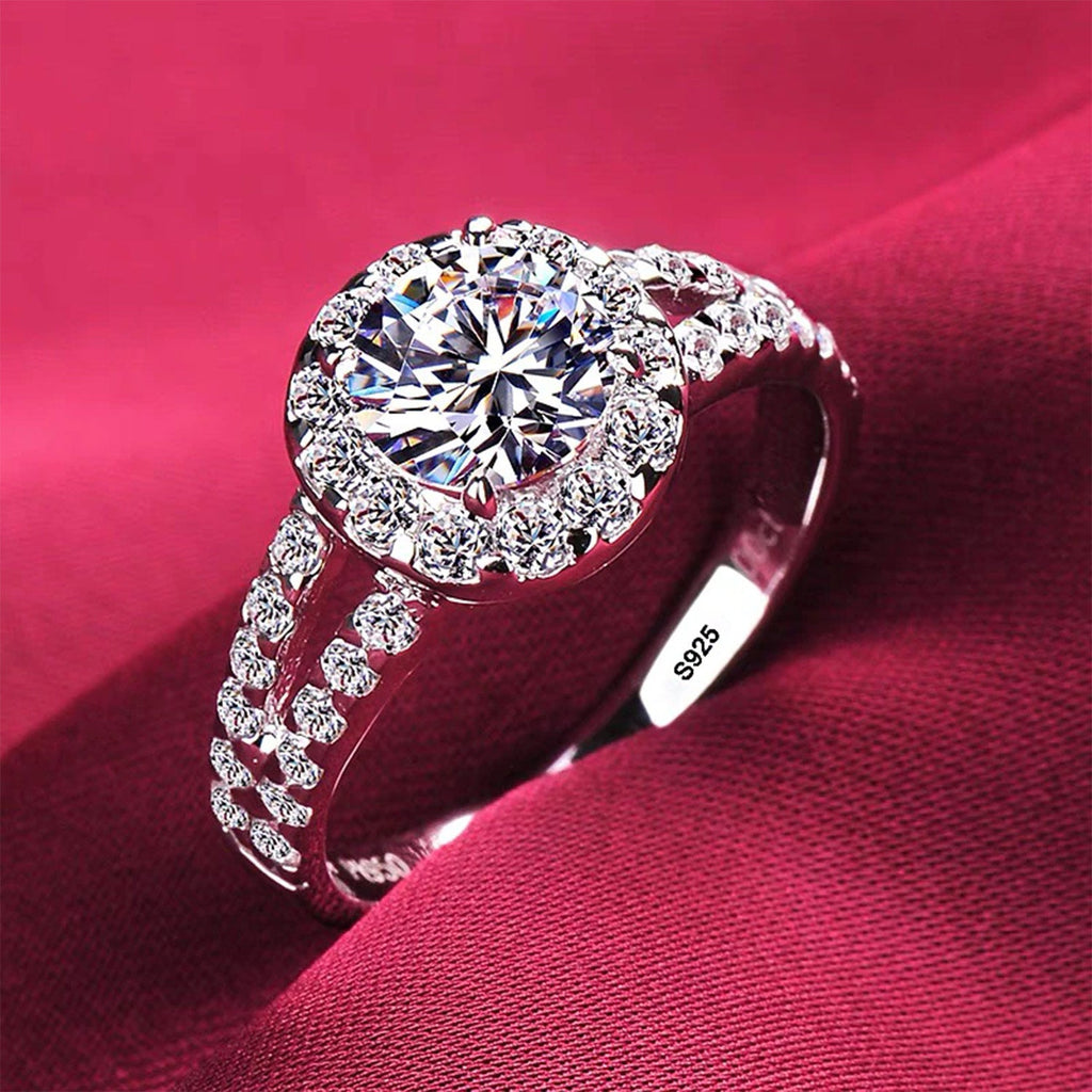 Original Tibetan Silber Kubikzirkonia Steinring | Shop Nory