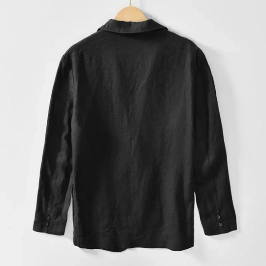 Lässiger Leinen Blazer