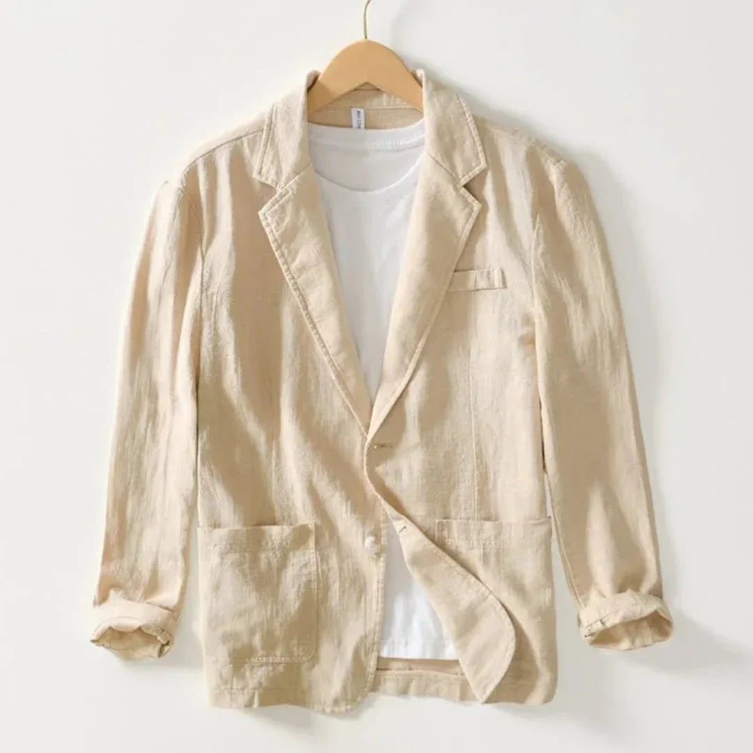 Lässiger Leinen Blazer