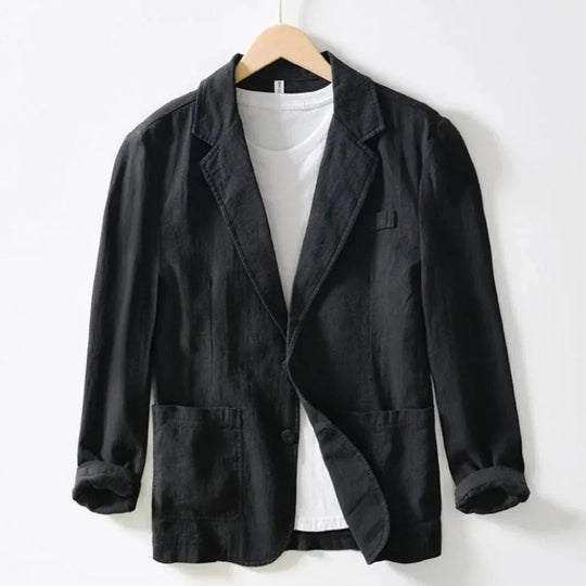 Lässiger Leinen Blazer