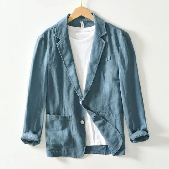 Lässiger Leinen Blazer