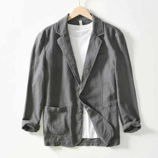 Lässiger Leinen Blazer