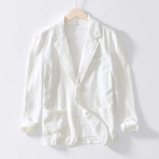 Lässiger Leinen Blazer