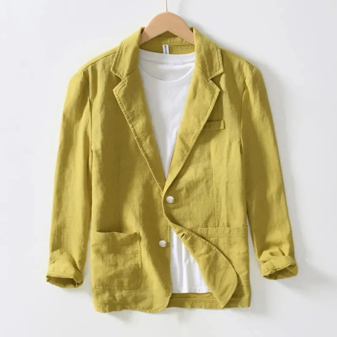 Lässiger Leinen Blazer