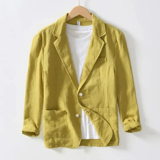 Lässiger Leinen Blazer