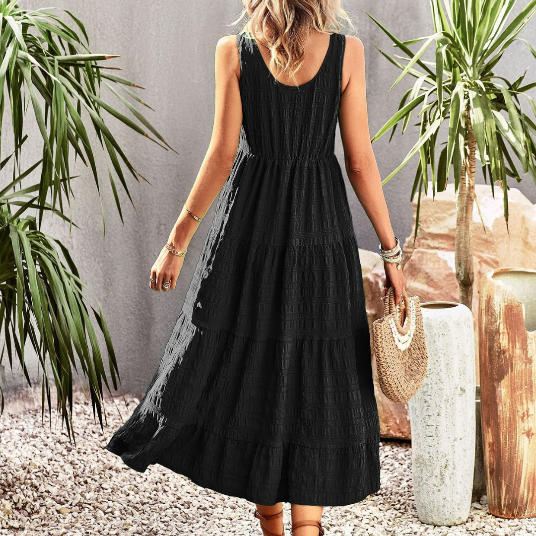 Ärmelloses Midikleid für den Sommer - JoShopnoryelle