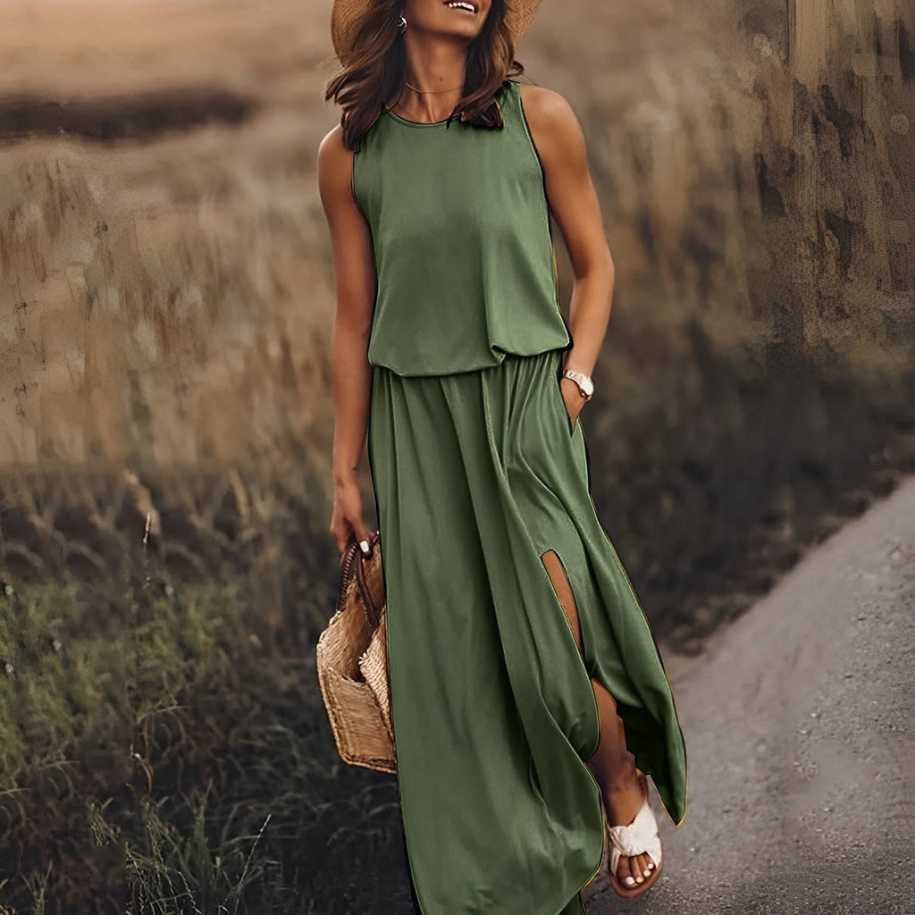 Elegantes Farbenspiel Kleid