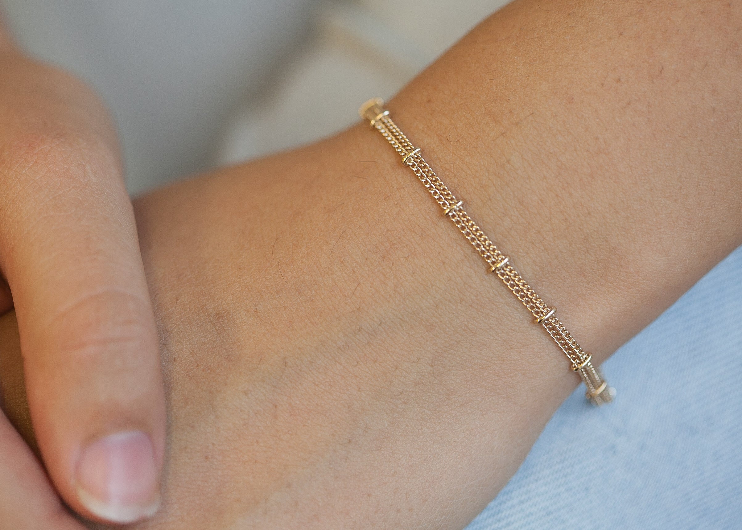 Doppelarmband 16K vergoldet | Shop Nory
