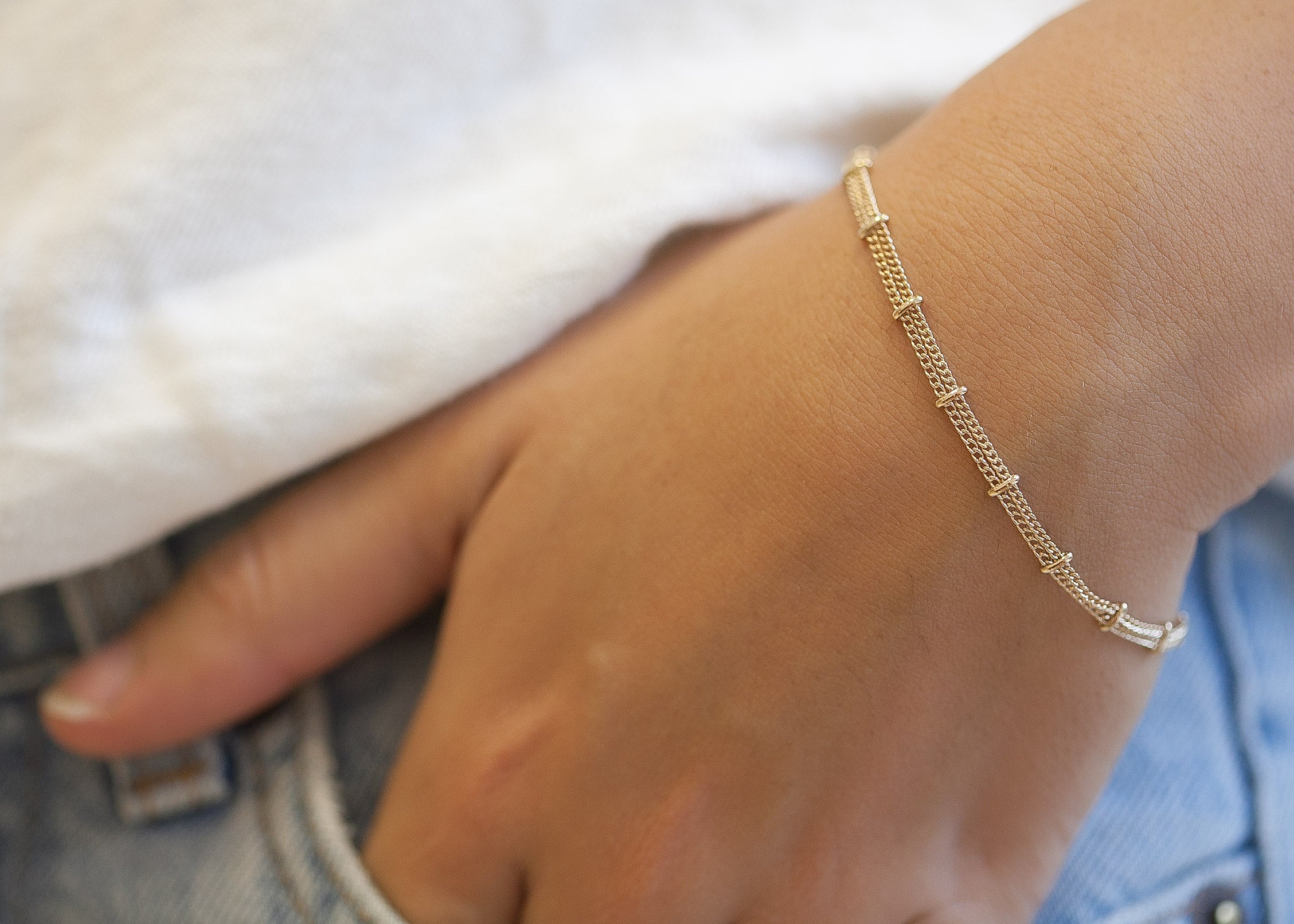 Doppelarmband 16K vergoldet | Shop Nory