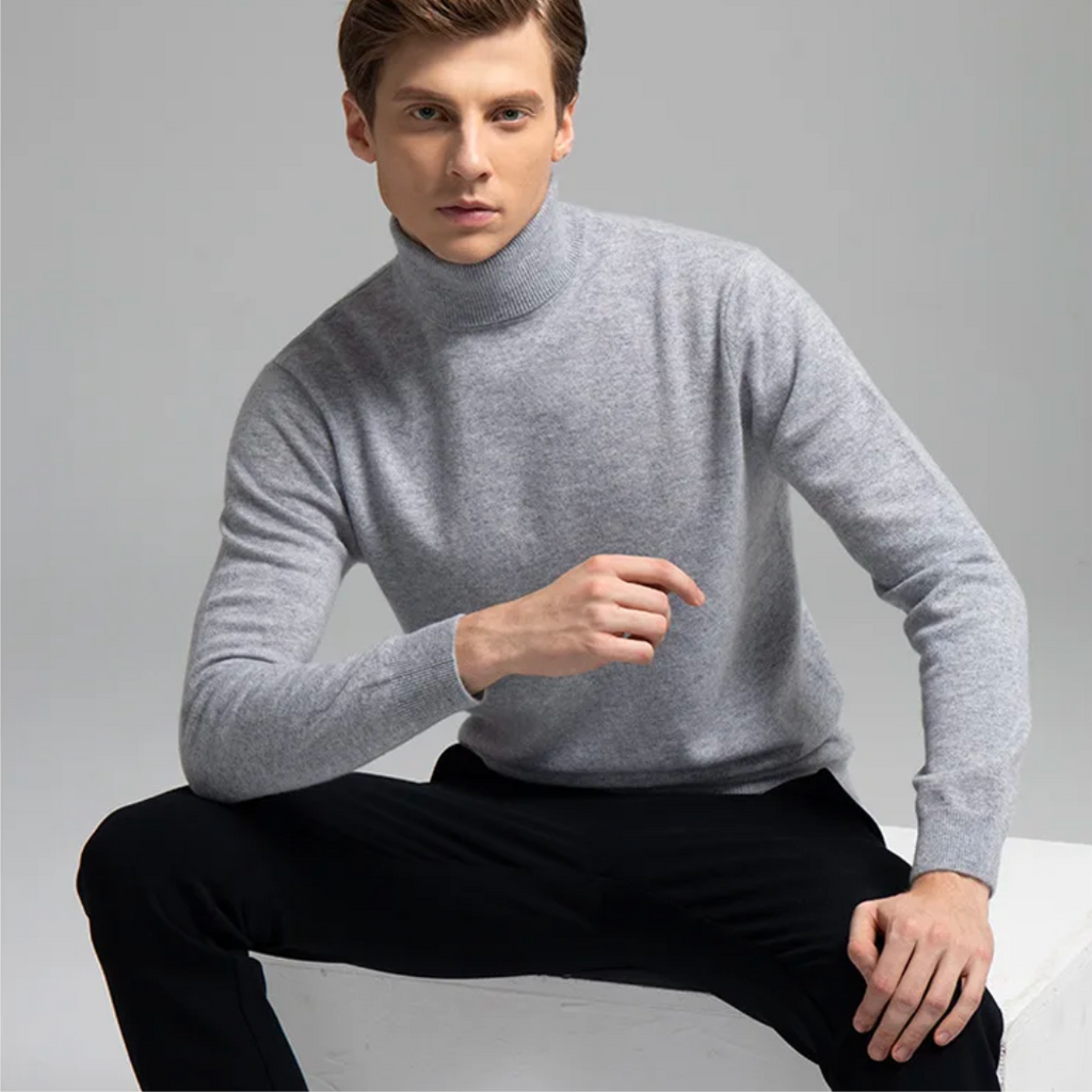 Stilvolle Rollkragenpullover
