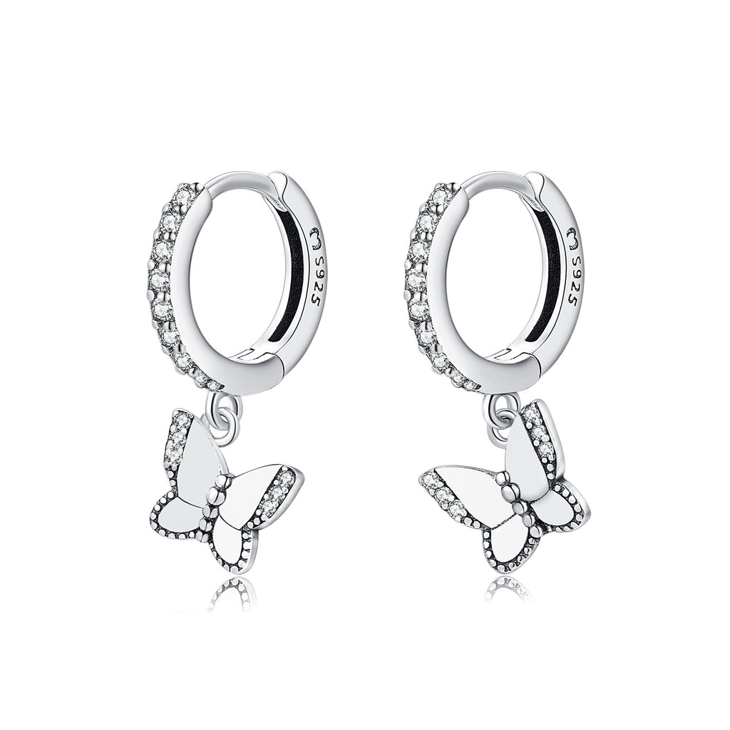 Strahlende Schmetterlings-Ohrringe – Lyrielle | Shop Nory